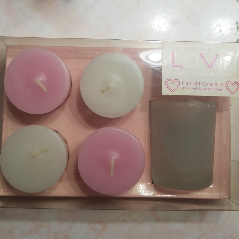Gift candle set